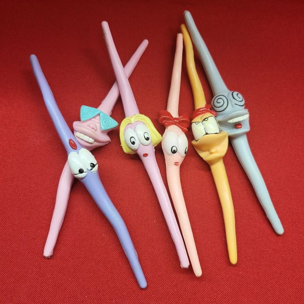 Vintage Bendable Hair Ties Set of 6